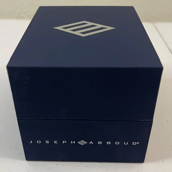 Joseph Abboud Silver/Gold-Tone White Dial Mens Watch In Original Box, New - Picture 3 of 14